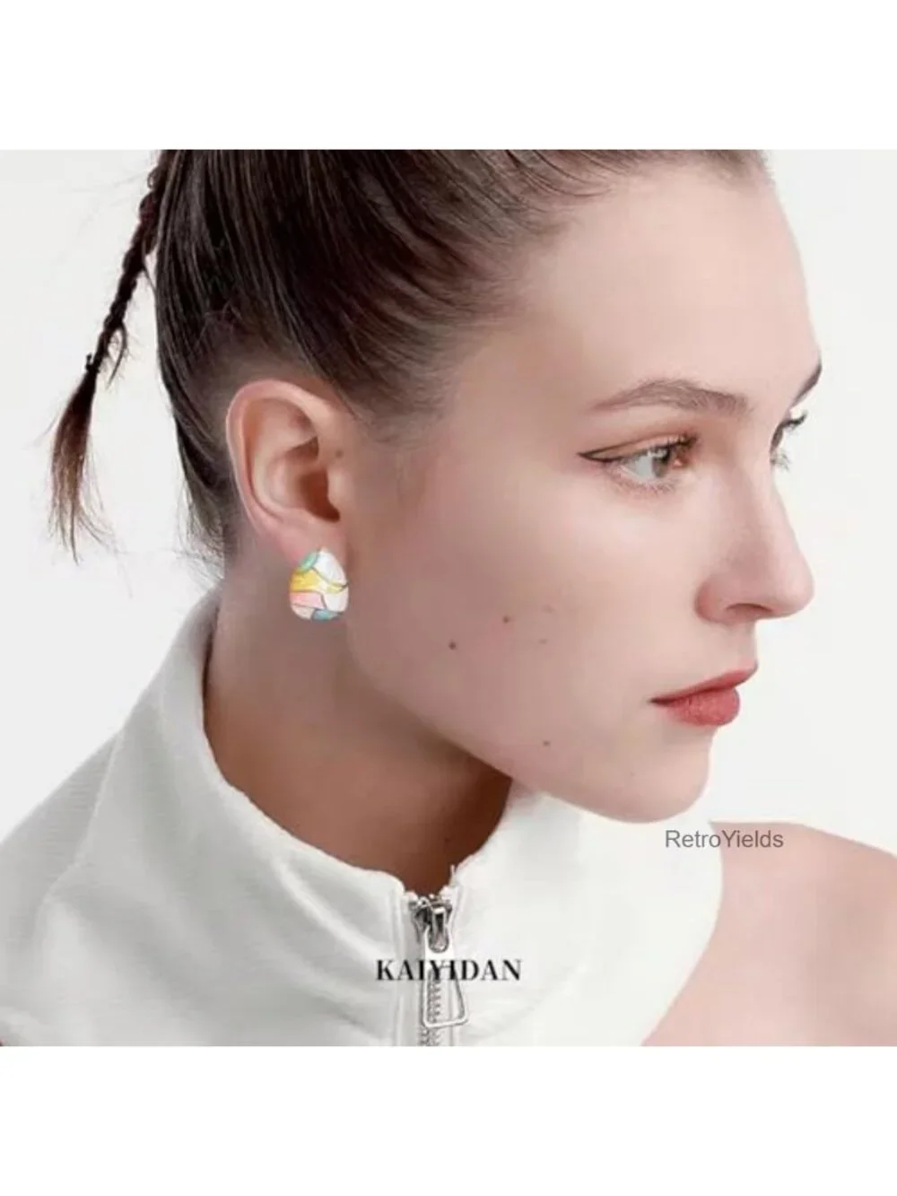 Dainty Gold Ball Stud Earrings for Women - Trendy Hypoallergenic Fashion Jewelry